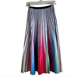 CODIGO Rainbow High Waisted Skirt Sz Small